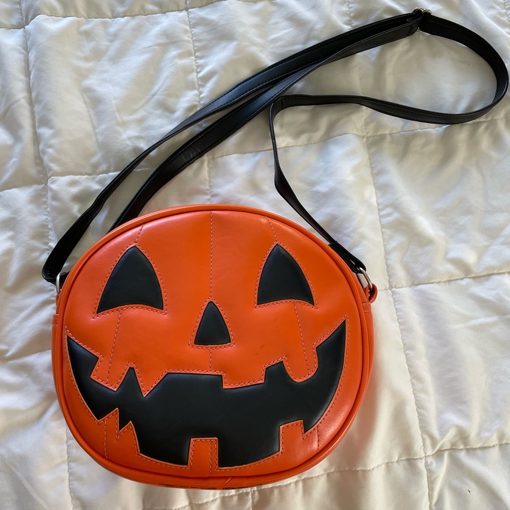 Love Pain and Stitches pumpkin purse